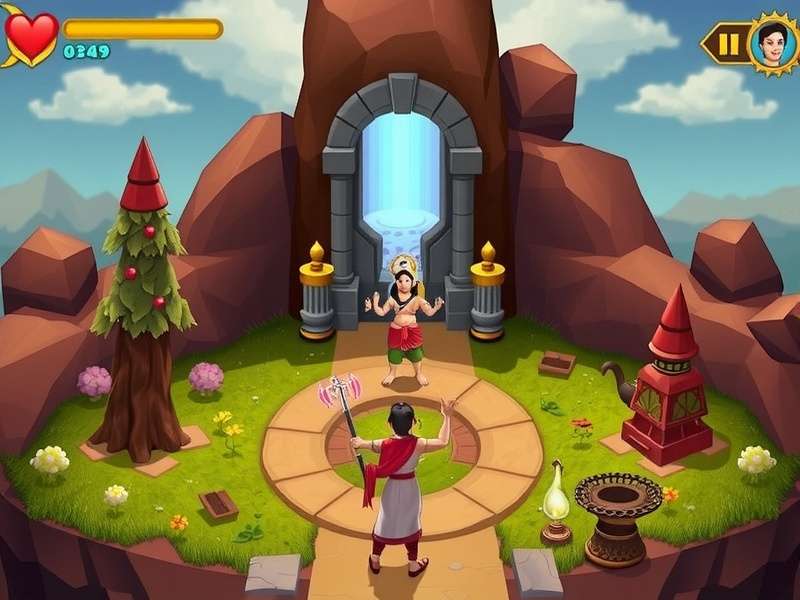 Spiritual Quest With Durga Gameplay Screenshot